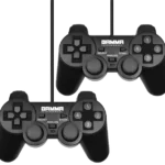 ذراع تحكم هزاز للكمبيوتر جاما، USB، أسود، GT-201