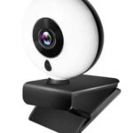 1080P 2K HD Webcam With Ring Light – Autofocus – USB Driver Free – Noise Reduction Mic For PC
