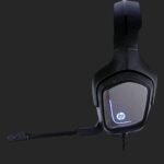 HP Virtual 7.1 Gaming Wired Headphones with Built-in Microphone, Black – H220GS - Image 2