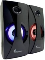Hotmai HT-556 LED Speaker Portable USB 3.5mm Multimedia 2.0 Speaker for Laptop Computer Smartphone TV - Image 3