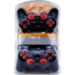 Point Analog Wired Double Controller For PC, Black orange - PT707