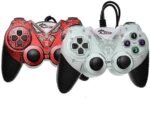 COUGAR-EGY (9082) USB Wired Double Gamepad Turbo Controller with Vibration Function For PC or Laptop, 1.5 Meter (RED&WHITE) - Image 2