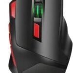 TechnoZone V 35 Gaming Mouse ماوس V35 من تكنو زون، قابل للبرمجة مع 9 ازرار وسرعة 4800 نقطة لكل بوصة ومصابيح ليد 3000 اطار في الثانية مع CD متعدد الاستخدامات - اسود - Image 4