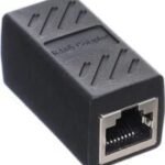 Network Connector  1×1 Female - Black