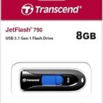 Transcend Unidad flash USB 3.0 de 8 GB Jetflash 790k