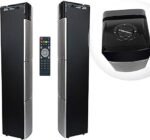 EXTRA 1200 Tower Speaker, Surround sound, Bluetooth, USB, Microphone - Black-سماعات صب - Image 3