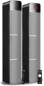 EXTRA 1200 Tower Speaker, Surround sound, Bluetooth, USB, Microphone - Black-سماعات صب - Image 4