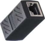 Network Connector  1×1 Female - Black - Image 2
