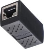 Network Connector  1×1 Female - Black - Image 3