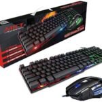 iMICE Waterproof Wired Backlight Gaming Keyboard and Mouse (104 Keys, AN-300)
