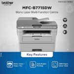 Brother Toner Box MFC-B7715DW Mono Laser Multi-Function Printer (Toner Box Technology) (Gray) - Image 2
