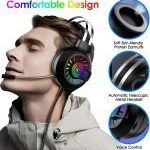 FOREV G10 Gaming Headset with Mic for Xbox One, PS4,Nintendo Switch, PC - Stereo Sound, Noise Reduction Game Earphone - Easy Volume Control - Laptops, Computer - without LED Light - Image 6