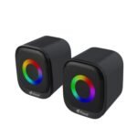 Kisonli X3 Wired RGB Multimedia Speaker for PC and Laptop – 3W / 2.0 Channel