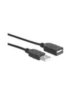 Manhattan Hi-Speed USB 2.0 Extension Cable USB 2.0 Type-A Male to Type-A Female 480 Mbps 1m - Black - Image 3