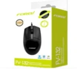Forev FV-132 Optical Wired Office Mouse - Black - Image 4