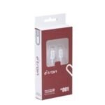 E-train Type-C to Type-C Sync and Charge Cable 60W 1M - White