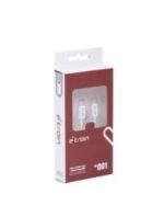 E-train Type-C to Type-C Sync and Charge Cable 60W 1M - White