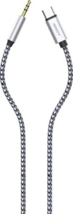ANSTY TYPE-C -3.5MM JACK  AUDIO  AUX CABLE. METAL SHELL CONNECTORS  FABRIC WIRE   . - Image 2
